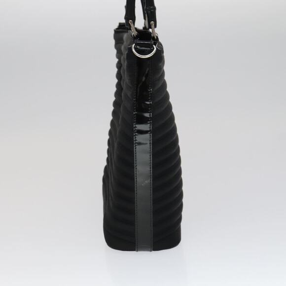 GUCCI Bamboo Hand Bag Nylon Black 000 1705 000 1705 - Picture 4 of 16